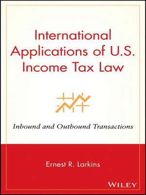 cover image of International Applications of U.S. Income Tax Law